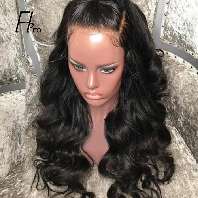 Wholesale 13x6 Lace Front Wig Free Part Hair Body Wave Natural Color